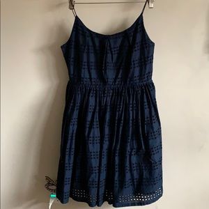 NWOT J. Crew eyelet sundress with pockets
